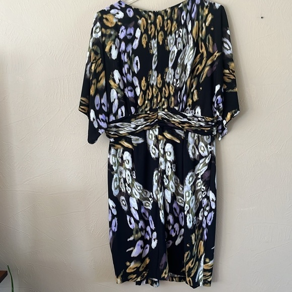 NWT Taylor Dress Zipper Back Full Sleeves Gathered Band at Waist Size 14 - Picture 8 of 16